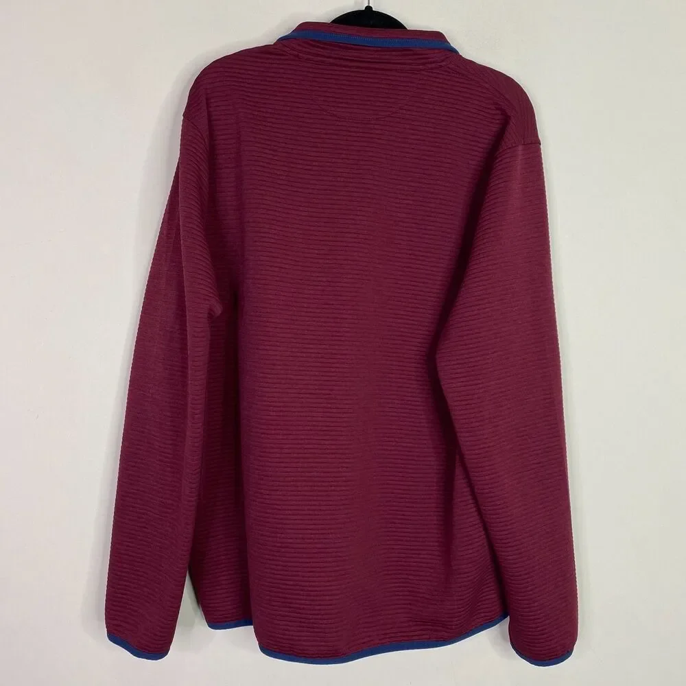 J. Crew 2022 Quilted Knit Pullover Sweater Men's Size XL